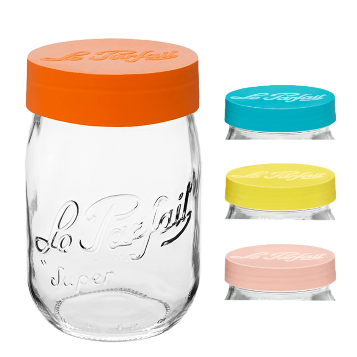 Le Parfait Screw Top Jars Food Storage Containers