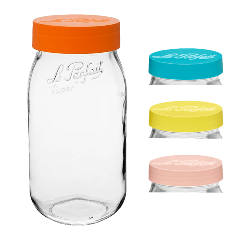 Le Parfait Screw Top Jars Food Storage Containers