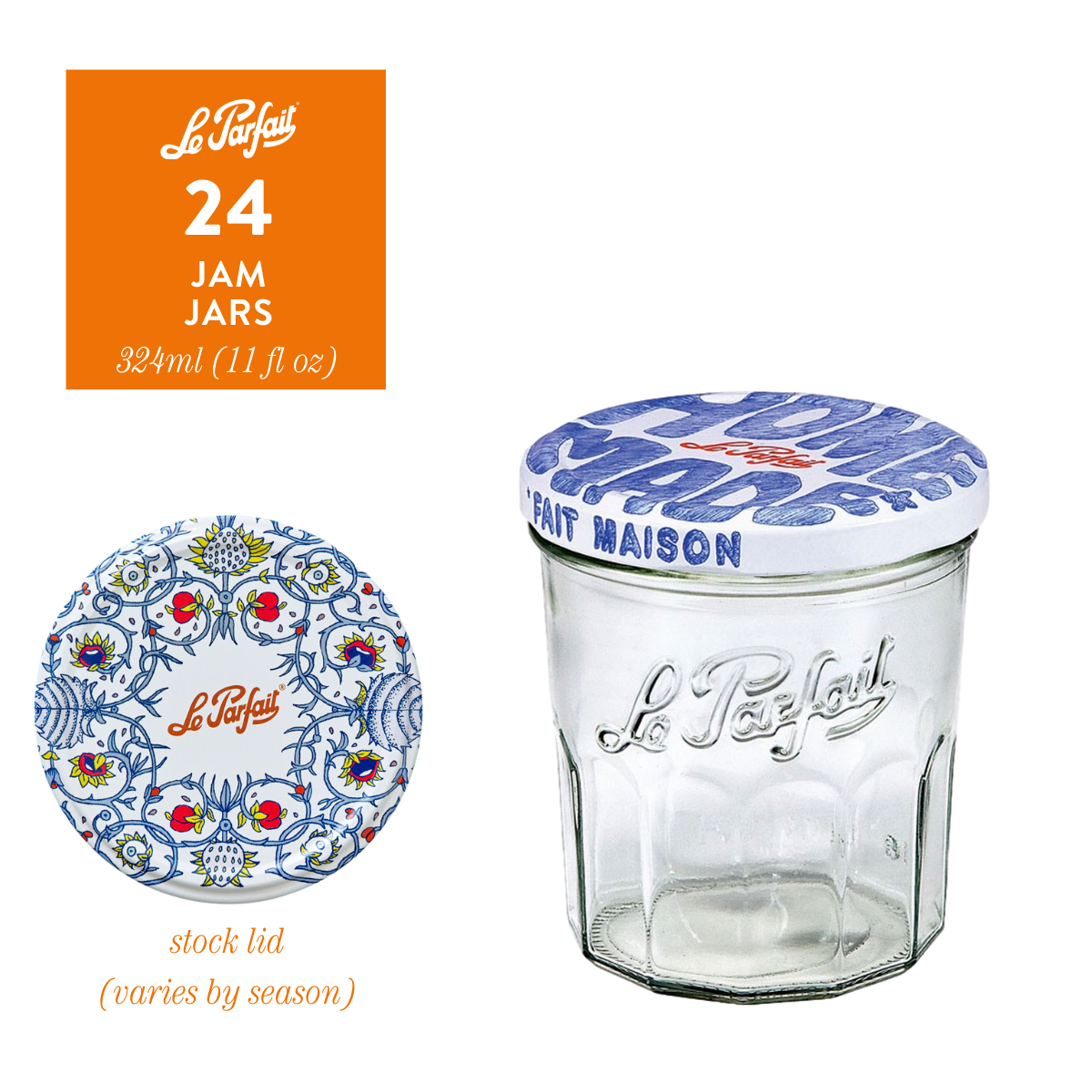 Le Parfait Jam Jars - Food Storage Containers
