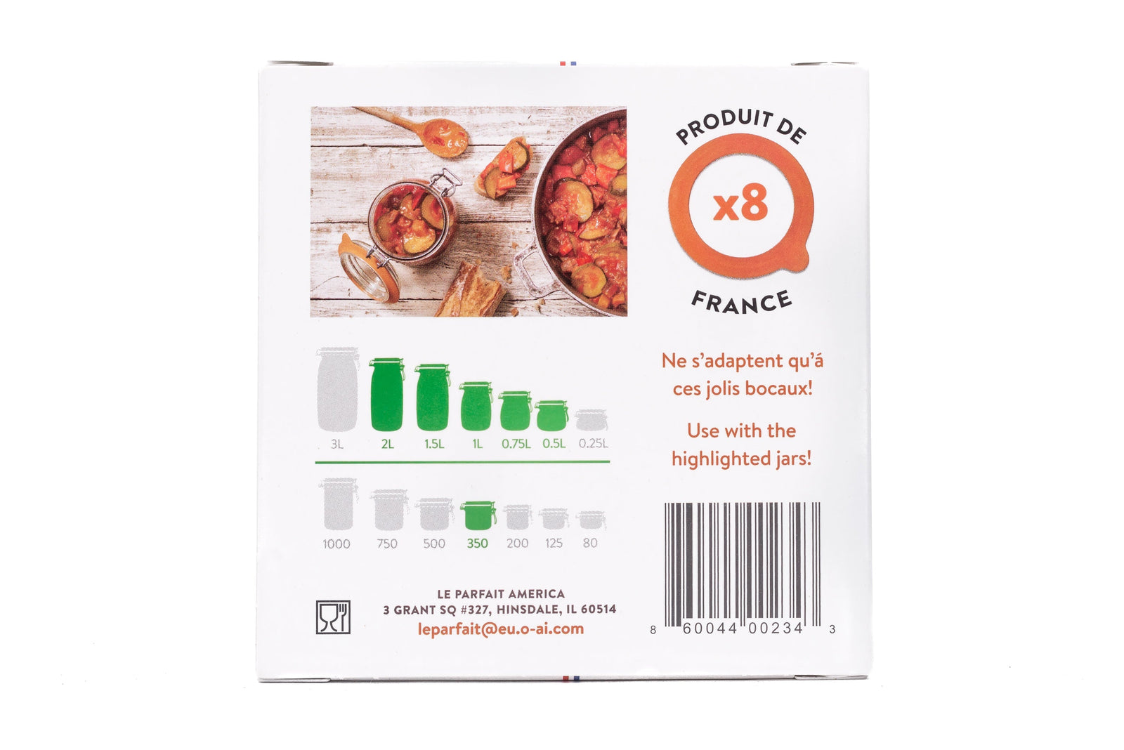 Le Parfait Super - Rubber Seals - Food Storage Containers