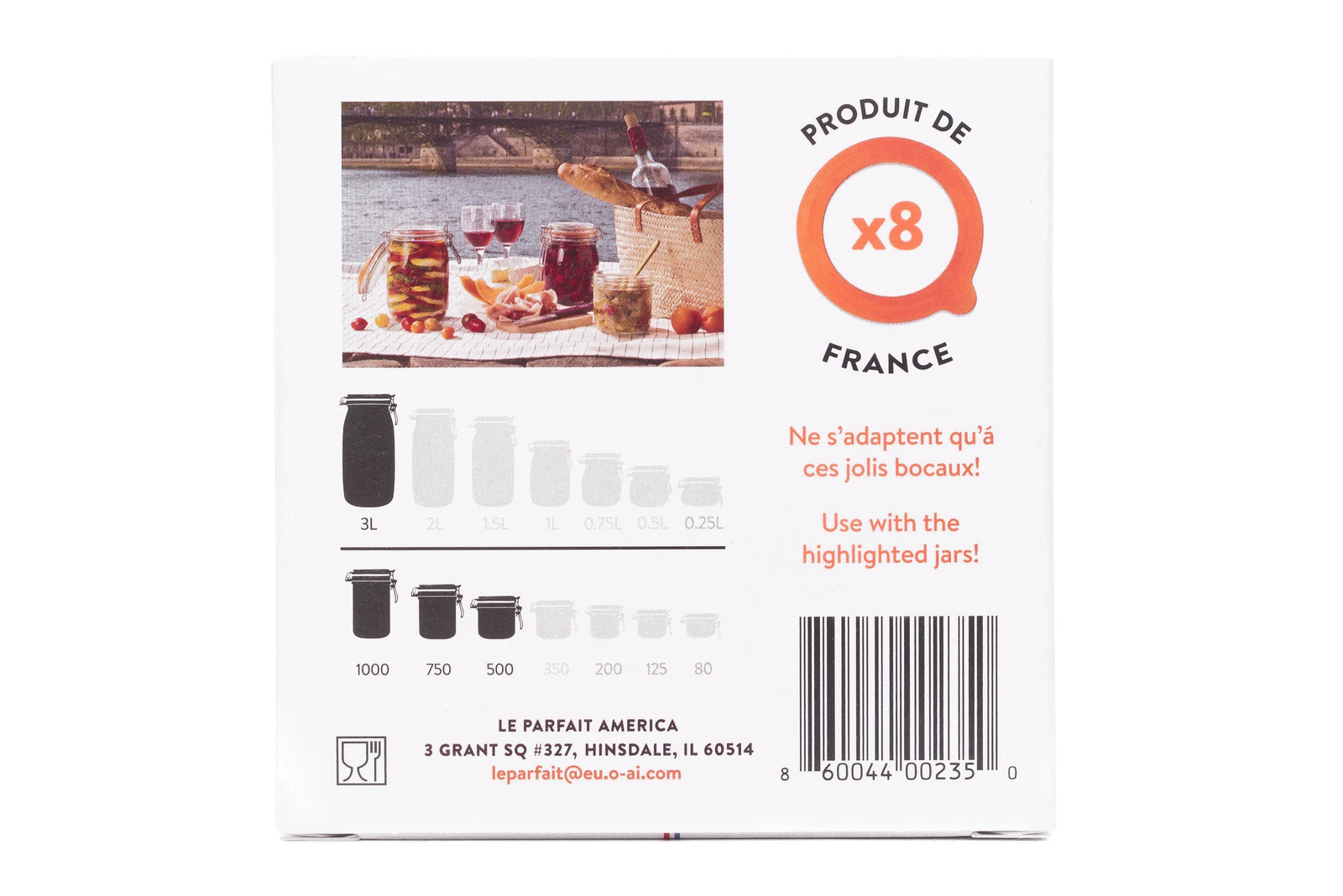 Le Parfait Super - Rubber Seals - Food Storage Containers