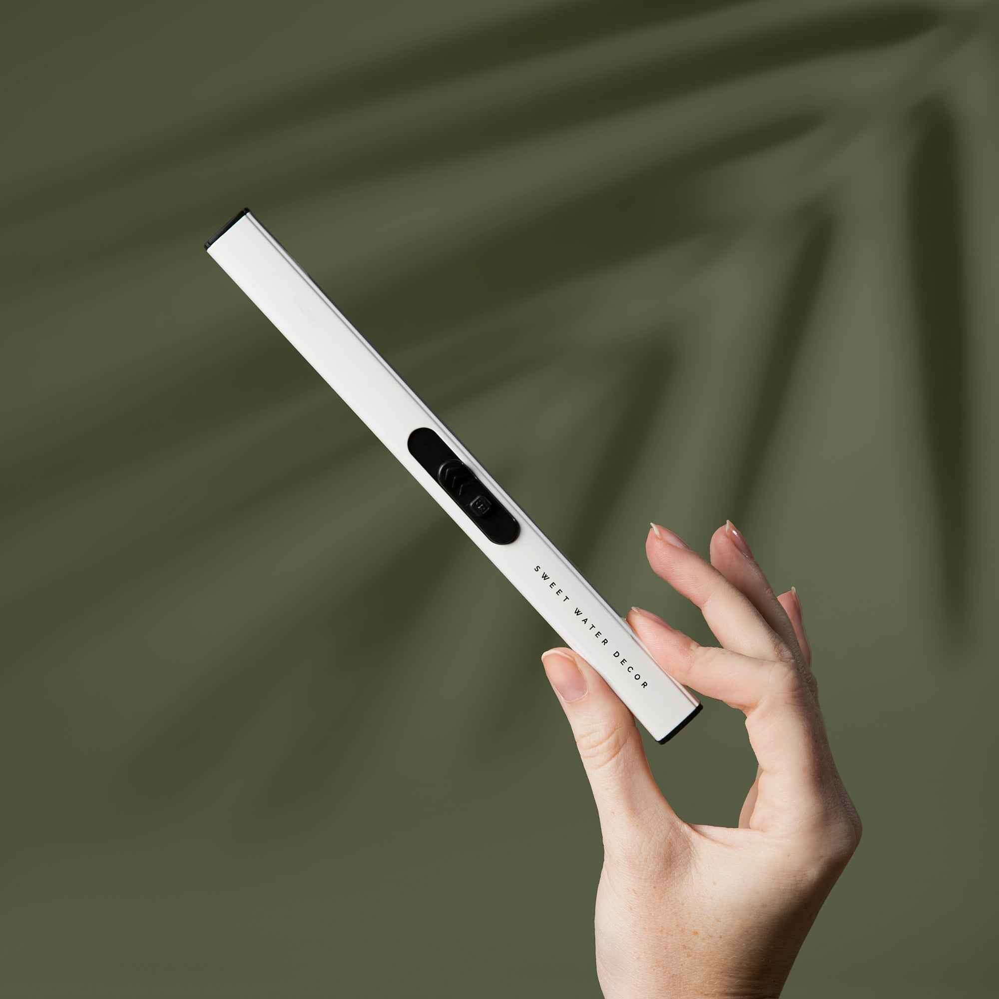 White Electric Lighter