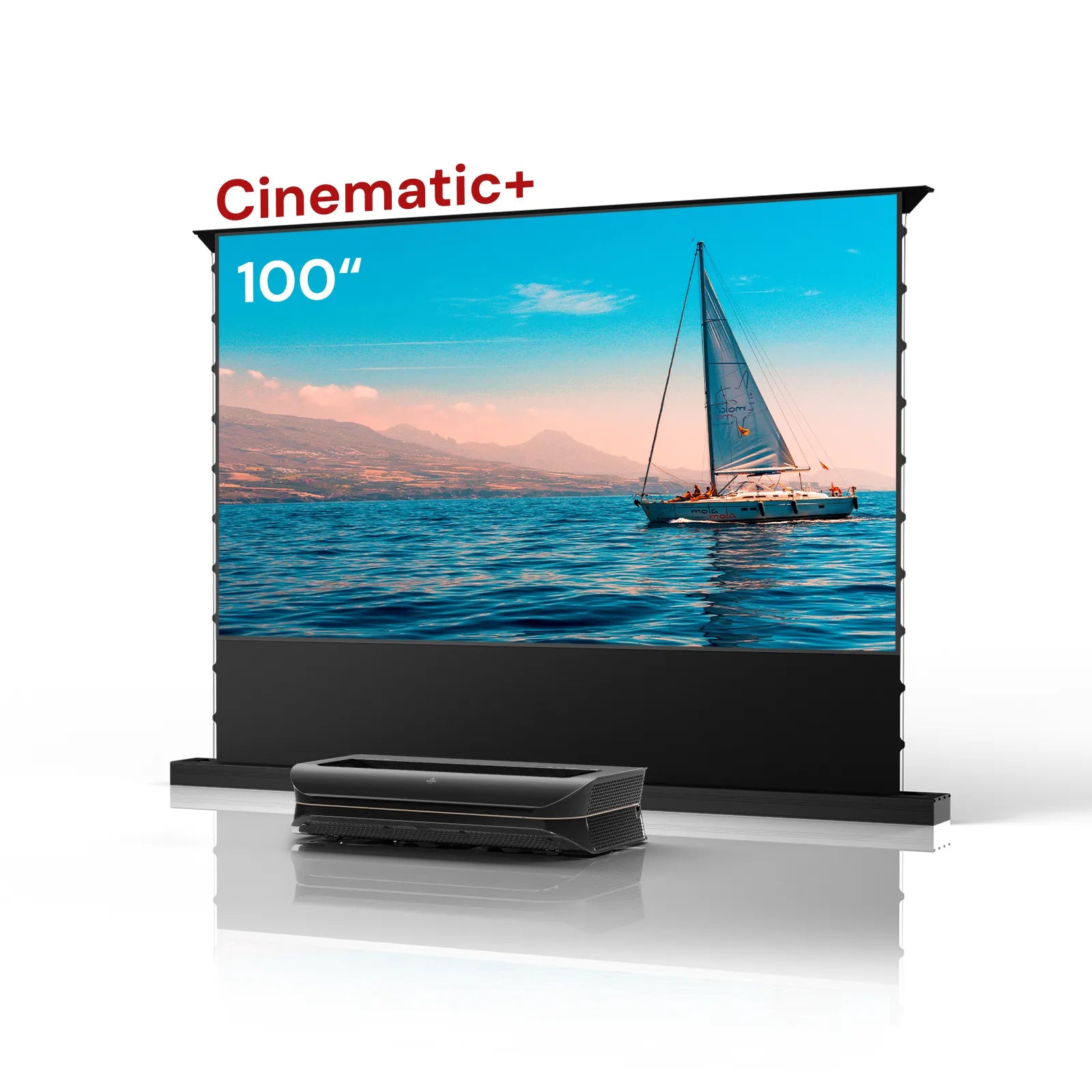 LTV-3000 Pro Plus 100''-130'' AWOL Vision Acoustic ALR Floor Rising Screen Bundle