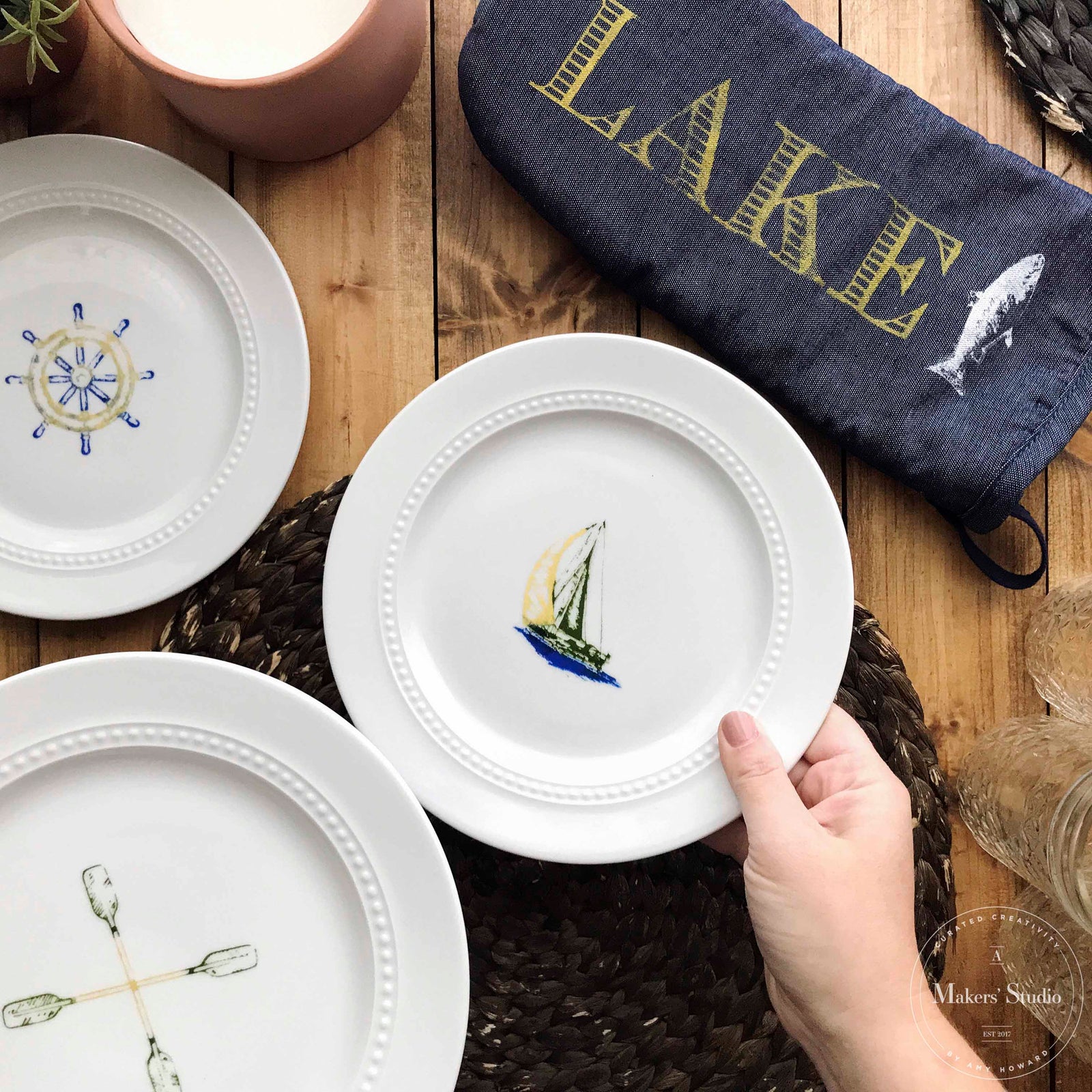 Lake Life - Mesh Stencil 8.5x11