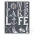 Lake Life - Mesh Stencil 8.5x11