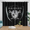 Las Vegas Raiders Curtains Blackout Window Drapes Room Decoration