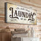 Family Laundry Sign II