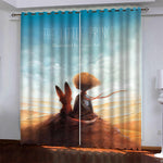 Le Petit Prince Pattern Curtains Blackout Window Drapes
