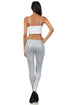 Sakkas Footless Ultra Slim Fit Matte Liquid Wet Look Leggings