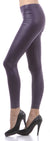 Sakkas Footless Ultra Slim Fit Matte Liquid Wet Look Leggings