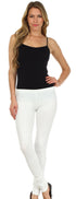 Sakkas Footless Ultra Slim Fit Matte Liquid Wet Look Leggings