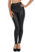 Sakkas Matte Liquid High Waist Stretch Leggings - Made in USA