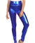 Sakkas Shiny Liquid Metallic High Waist Stretch Leggings - Made in USA