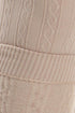 Sakkas Cable Knit Fleece Lined Leggings