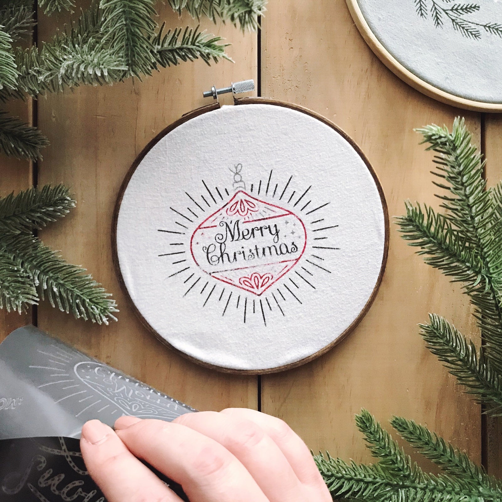 Let It Snow - Mesh Stencil 2 pack - 5.5 x 8.5