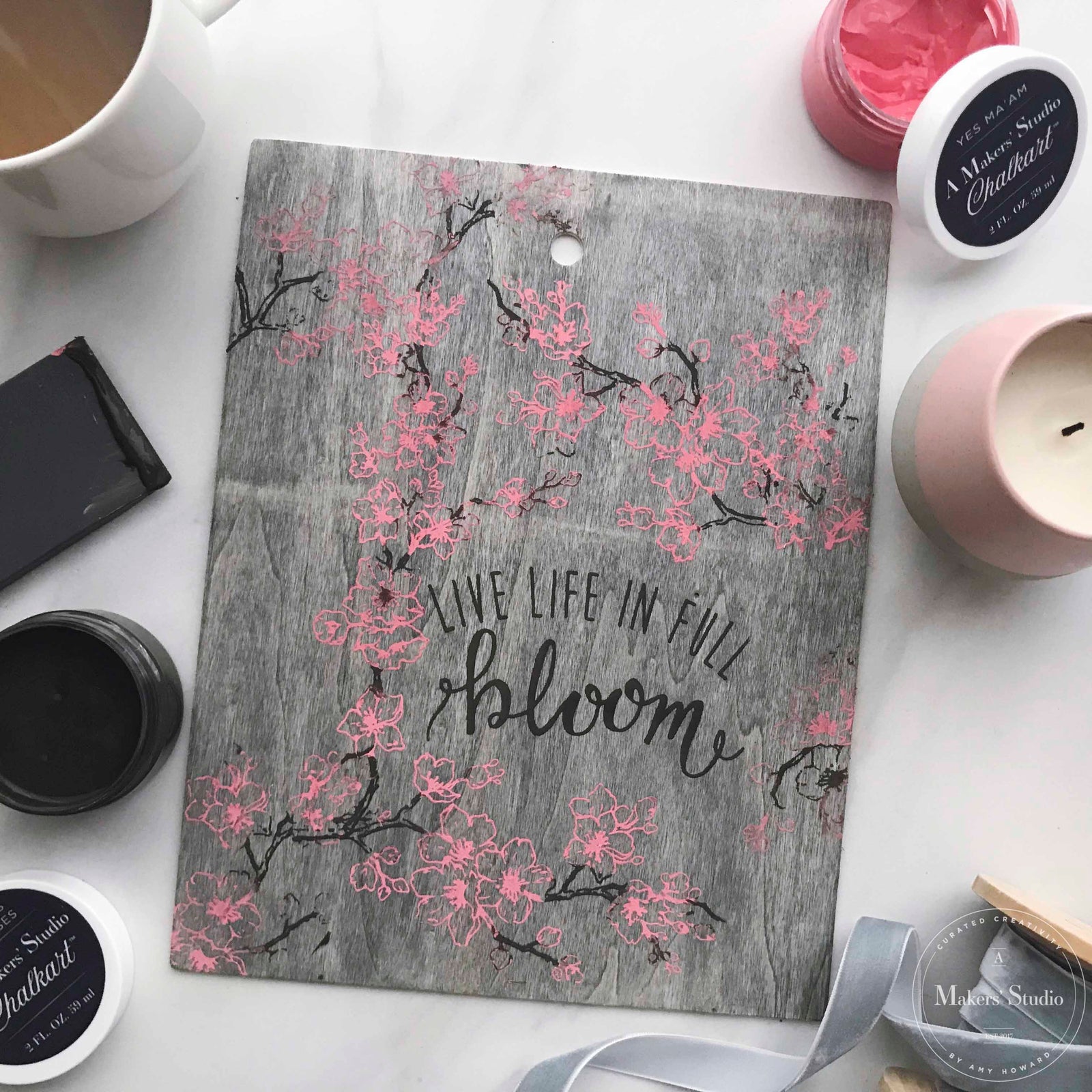 Life in Full Bloom - Mesh Stencil 5.5x8.5