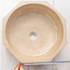 Light Beige Travertine Octagon Vessel Sink Bowl Polished (D)16" (H)5"