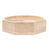 Light Beige Travertine Octagon Vessel Sink Bowl Polished (D)16" (H)5"