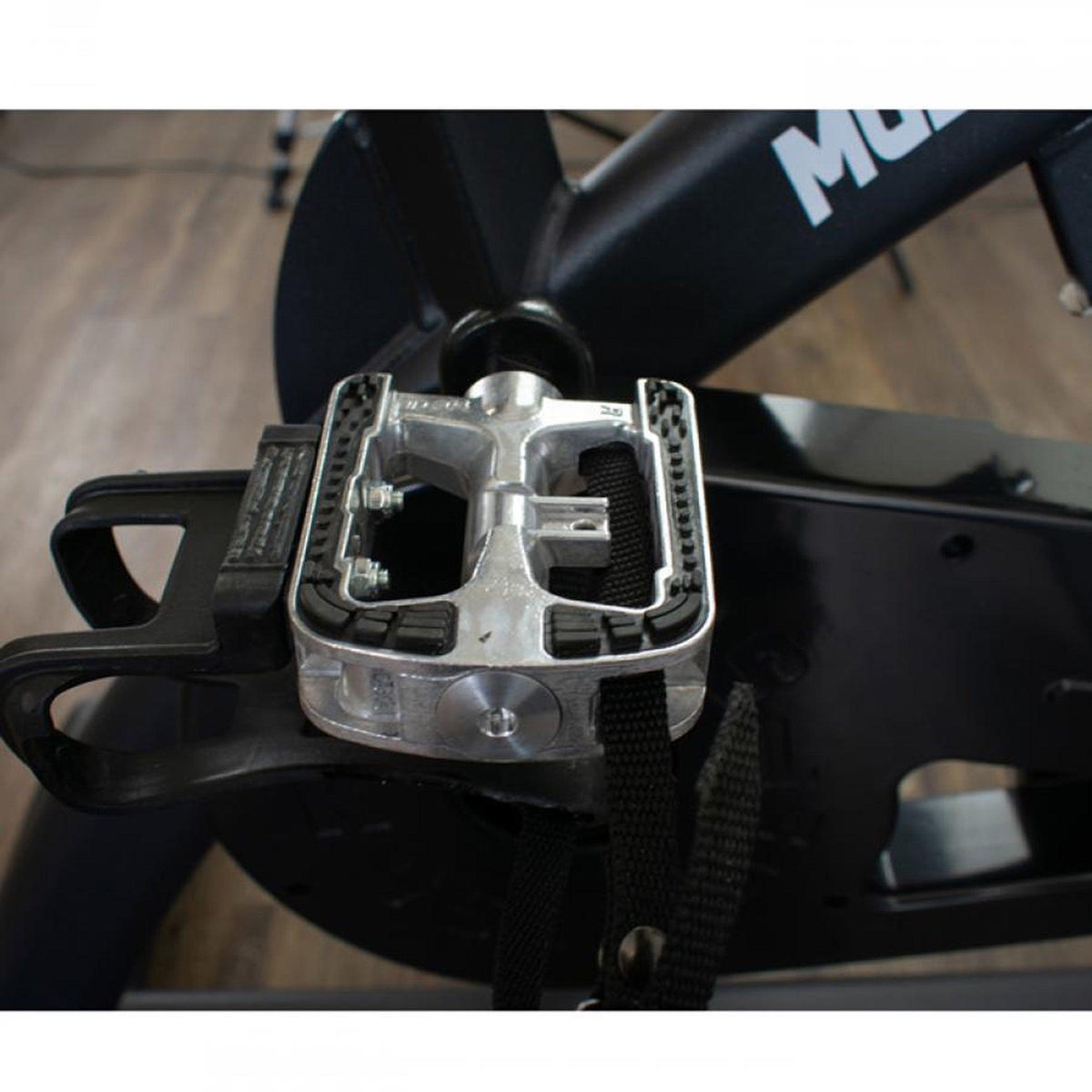 Stationary Exercise Bike - Muscle D Fitness - Commercial Grade Stationary Bike with Device Holder