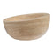 Light Beige Travertine Sloped Bathroom Vessel Sink Honed (D)16" (H1)6" (H2)8"