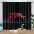 Lightning McQueen Curtains Blackout Window Drapes