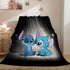Lilo Stitch 2: Stitch Has A Glitch Flannel Fleece Throw Blanket Set
