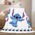 Lilo Stitch 2: Stitch Has A Glitch Flannel Fleece Throw Blanket Set