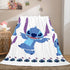 Lilo Stitch 2: Stitch Has A Glitch Flannel Fleece Throw Blanket Set