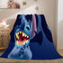Lilo Stitch 2: Stitch Has A Glitch Flannel Fleece Throw Blanket Set