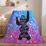 Lilo Stitch 2: Stitch Has A Glitch Flannel Fleece Throw Blanket Set