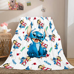 Lilo Stitch 2: Stitch Has A Glitch Flannel Fleece Throw Blanket Set