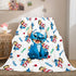 Lilo Stitch 2: Stitch Has A Glitch Flannel Fleece Throw Blanket Set
