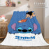 Lilo and Stitch Ohana Flannel Fleece Blanket