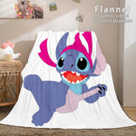 Lilo and Stitch Ohana Flannel Fleece Blanket