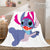 Lilo and Stitch Ohana Flannel Fleece Blanket