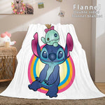 Lilo and Stitch Ohana Flannel Fleece Blanket