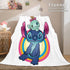 Lilo and Stitch Ohana Flannel Fleece Blanket