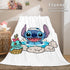 Lilo and Stitch Ohana Flannel Fleece Blanket
