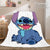 Lilo and Stitch Ohana Flannel Fleece Blanket