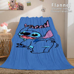 Lilo and Stitch Ohana Flannel Fleece Blanket