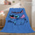 Lilo and Stitch Ohana Flannel Fleece Blanket