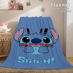 Lilo and Stitch Ohana Flannel Fleece Blanket