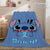 Lilo and Stitch Ohana Flannel Fleece Blanket