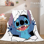 Lilo and Stitch Ohana Flannel Fleece Blanket