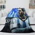 Lionel Messi Blanket Flannel Throw Room Decoration