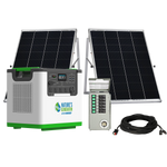 Nature's Generator Lithium 3600 Solar Generator and Transfer Switch