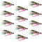 Little Rainbow Trout Classic Streamer Flies - Set of 12 - Hook Size 4