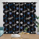 Los Angeles Dodgers Curtains Blackout Window Drapes Room Decoration