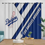 Los Angeles Dodgers Curtains Blackout Window Drapes Room Decoration
