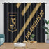 Los Angeles FC Curtains Blackout Window Drapes Room Decoration